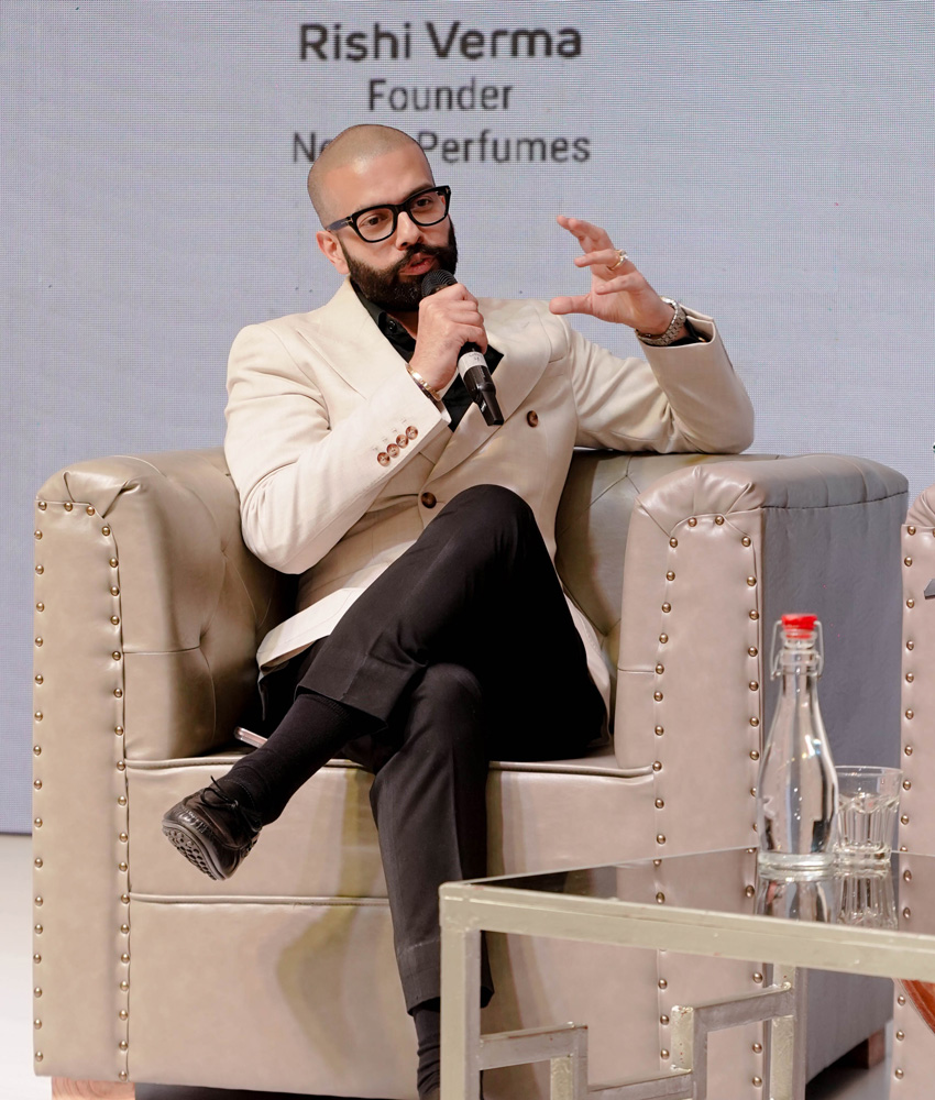 Rishi Verma speaking at an event
